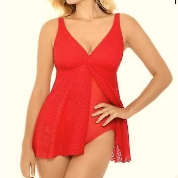 SWIM Solutions Crochet Flyaway One Piece Swimsuit